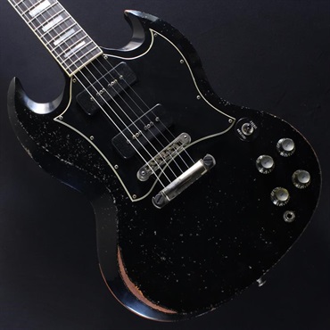 Gibson Limited Run Murphy Lab SG Custom w/Batwing P-90 Heavy Aged (Ebony) #CS 600744 【Gibson SUMMER FAIR】
