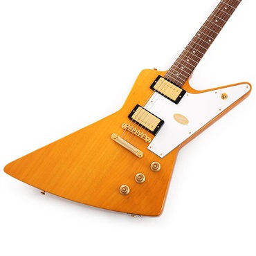 Epiphone Inspired by Gibson Custom Shop 1958 Korina Explorer (Aged Natural/White Pickguard) 【キズ有り特価】