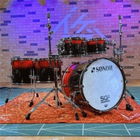SQ2 System Maple Vintage 5pc Drum Kit - Black-Red Sparkle [BD22，TT10&12，FT14&16]【特注品】