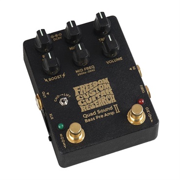 Freedom Custom Guitar Research Quad Sound Bass Pre Amp II Limited Black