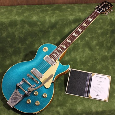 Gibson USED 中古 Murphy Lab 1956 Les Paul Model w/Mini Humbuckers & Bigsby Blue Sparkle Top Light Aged SN. 6 3243