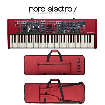 Nord（CLAVIA） Nord Electro 7 61＆専用ソフトケースセット (61鍵盤)※配送事項要ご確認（ノード）