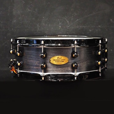 Pearl USED 中古 MCCM1450S/B #1009 Music City Custom -USA Solid Maple Shell Snare Drums 14×5 [Raven Rally]