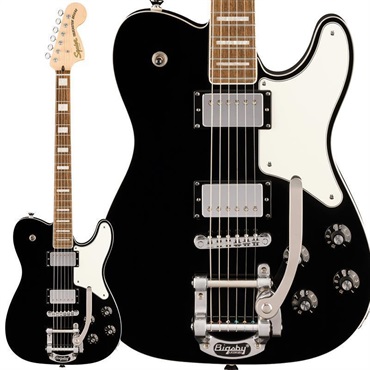 Squier by Fender Paranormal Troublemaker Telecaster Deluxe Bigsby (Black)