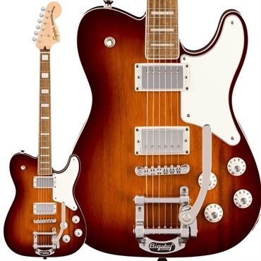 Squier by Fender Paranormal Troublemaker Telecaster Deluxe Bigsby (Honey Sunburst)