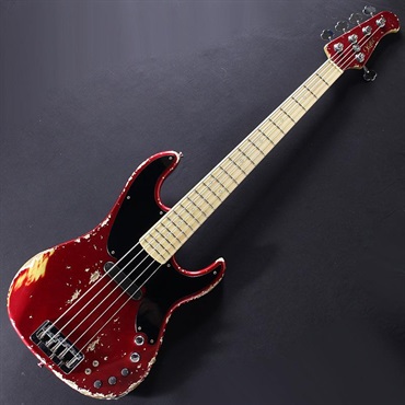 Xotic XTB-1T 5st (Dark Candy Apple Red/ASH/M) [Lacquer Heavy Aged]