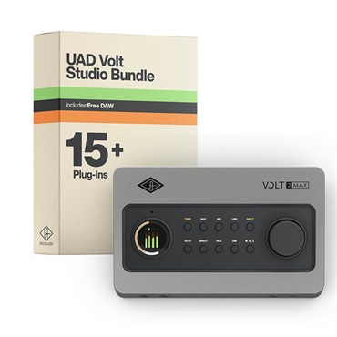 Universal Audio [予約商品・10月23日発売] Volt2 Max - ユニバーサルオーディオ オーディオインターフェイス USB typeC搭載 10in 4out DSP内蔵 ループバック搭載 デジタル制御プリアンプ コンプレッサー内蔵 32bit 192kHz ADAT搭載 Volt2Max