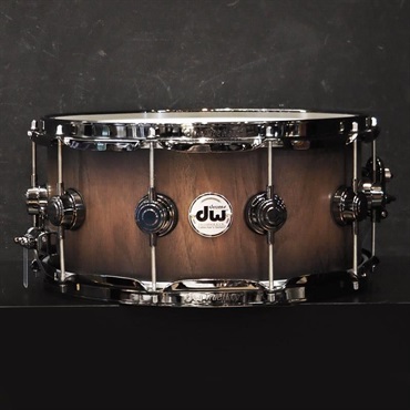dw DR936514SSN692 [Collector's Pure Walnut 14×6.5 / Natural To Quick Ebony Burst / Black Nickel Finish Hardware]