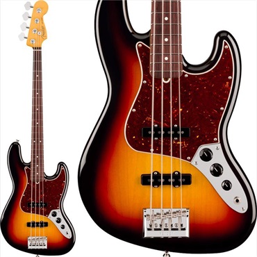American Professional Jazz Bass (3-Color Sunburst/Rosewood) ［2026 Model］