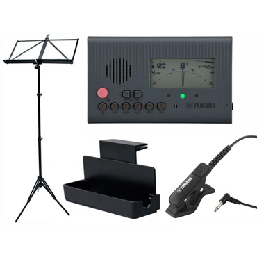 trumpet station YAMAHA TDM-600GY チューナー メトロノーム 4点セット（TDM-600GY/TM-40BK/MS-RKDX/VIVACE MS-500） 【セットがお買い得!!】