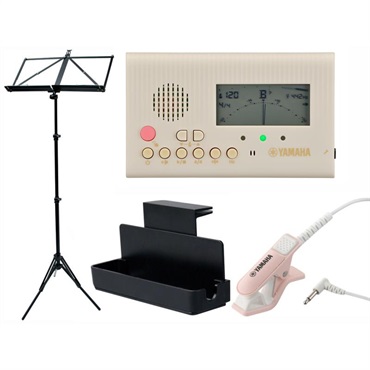 YAMAHA TDM-600BE チューナー メトロノーム 4点セット（TDM-600BE/TM-40PK/MS-RKDX/VIVACE MS-500） 【セットがお買い得!!】