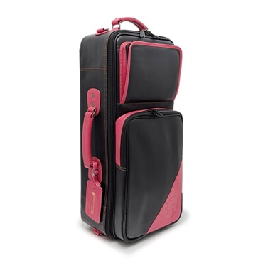 GARD BAGS ガードバッグス / エリート シリーズ 4-ECLK-P トランペット用 ダブル ケース / ブラック レザー・ピンク レザー トリム