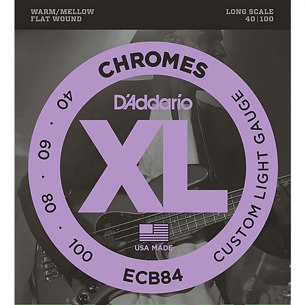 D’Addario Chromes Flat Wound ECB84