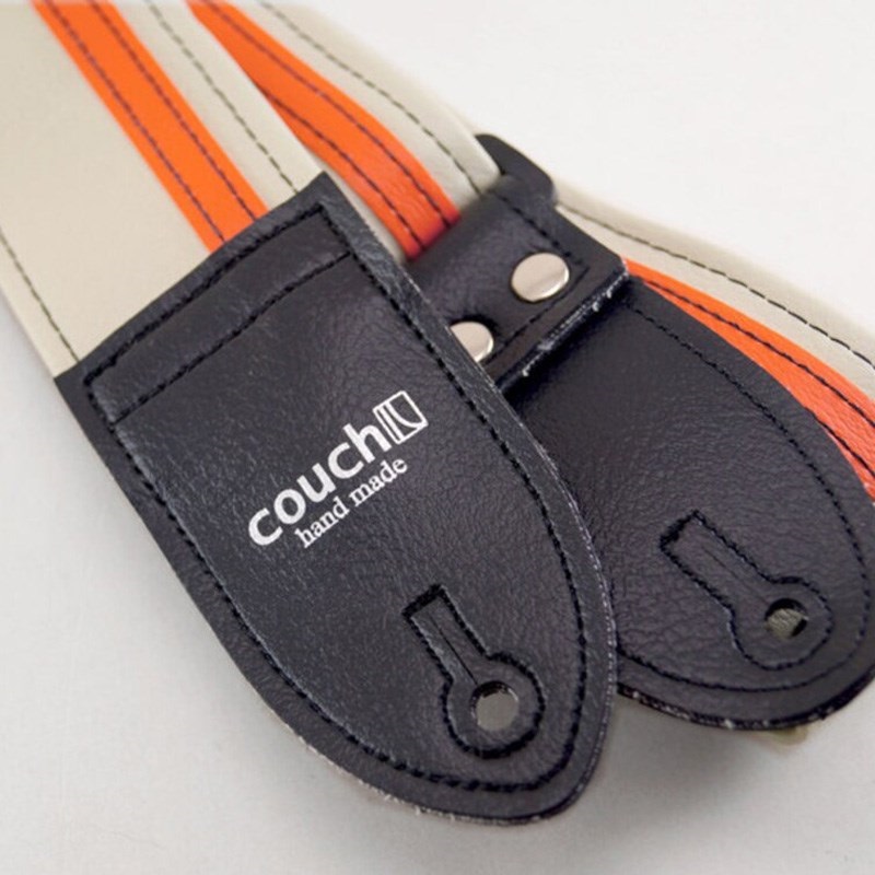 Couch Guitar Strap Racer X White/Orange 画像2