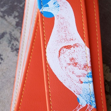 Couch Guitar Strap Social Studies Orange Birdstrap 画像2