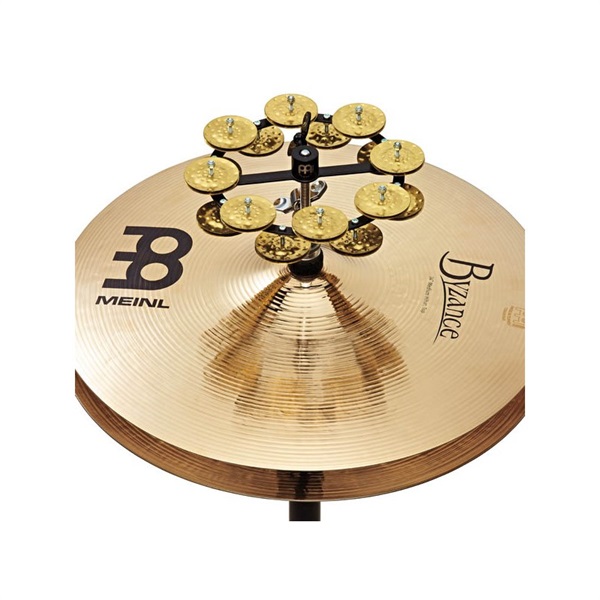 MEINL HTHH2B-BK [Headliner HiHat Tambourines / Double Jingle：Hammered Brass] 画像1