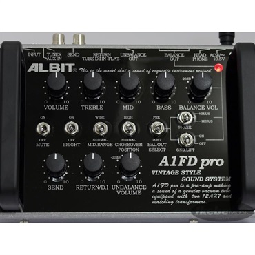 ALBIT A1FD pro Hand-made Tube preamp / D.I.【お取り寄せ商品
