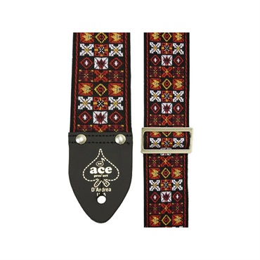 D'andrea Ace Guitar Straps (ACE-1/X’s & O’s) 画像1