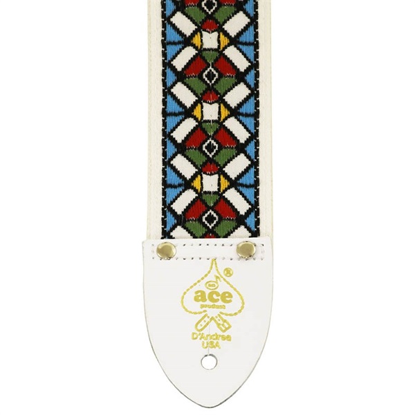 D'andrea Ace Guitar Straps (ACE-3/Stained Glass) ｜イケベ楽器店