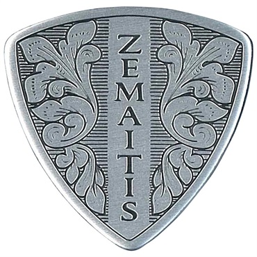 ZEMAITIS Guitar Picks ×10枚セット ZP06 TR/Heavy (1.00mm) [メタルフロント・デザイン] 画像1