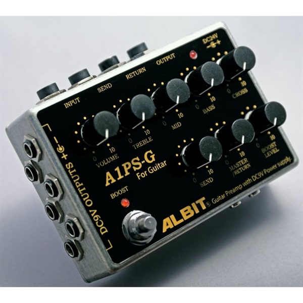 ALBIT A1PS-G [GUITAR PRE-AMP with DC9V POWER SUPPLY]【受注生産品