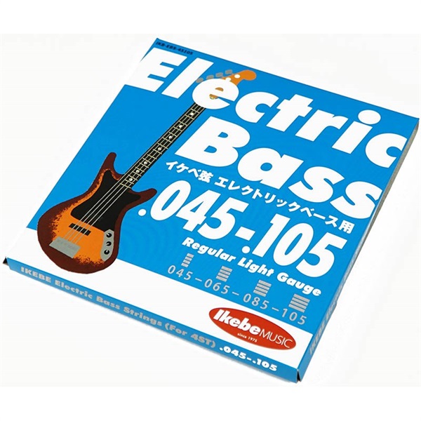 Ikebe Original Electric Bass Strings イケベ弦 エレキベース用 045-105 [Regular Light Gauge/IKB-EBS-45105] ×3セット 画像1