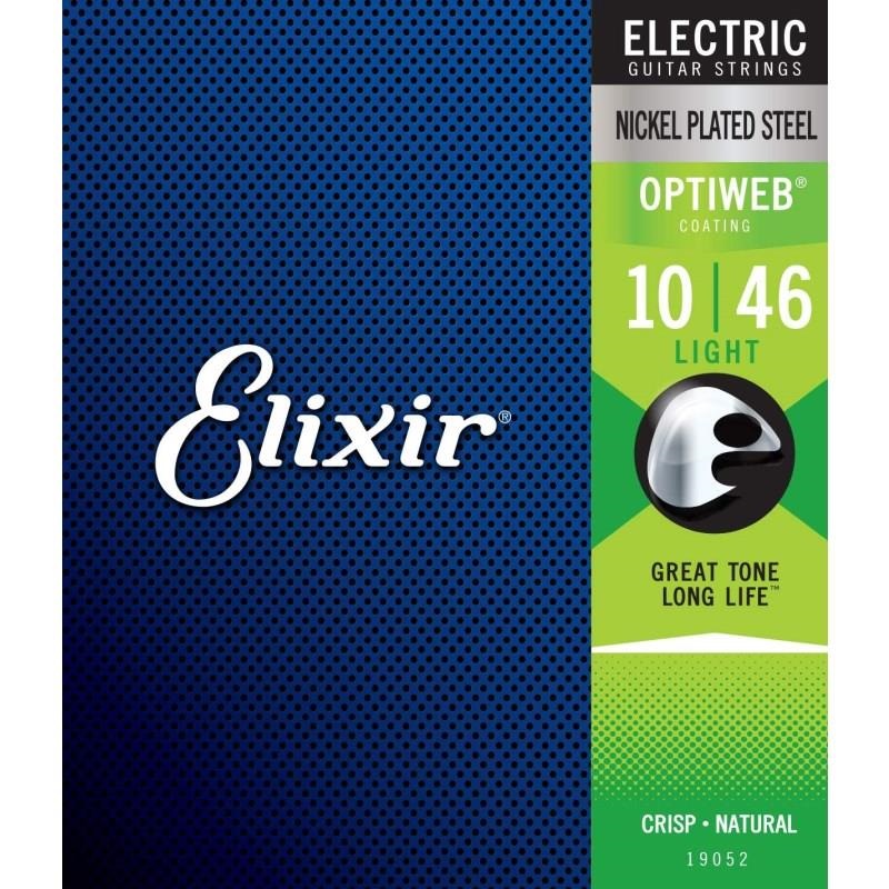 ELIXIR Electric Nickel Plated Steel with OPTIWEB Coating #19052 (Light/10-46) 画像1
