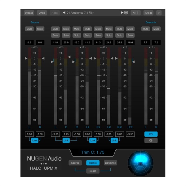 Nugen Audio Halo Upmix 3D Immersive Extension（Halo Upmixの機能追加オプション）(オンライン納品)(代引不可) 画像1