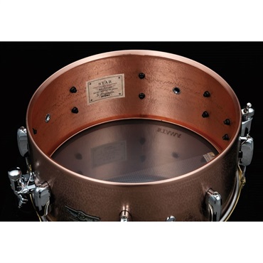 TAMA TCS1465H [STAR Reserve Snare Drum #4 / Hand Hammered Copper 14 × 6.5] 画像4