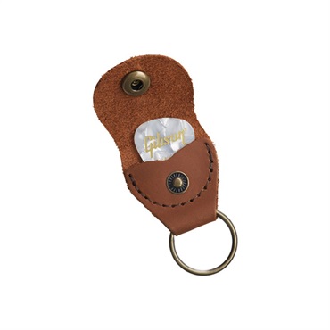 Gibson Premium Leather Pickholder Keychain [AKYC-BRN] 画像2