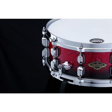 TAMA Starclassic Walnut/Birch Snare Drum 14×5.5 - Lacquer Phantasm Oyster [WBSS55-LPO] 画像4