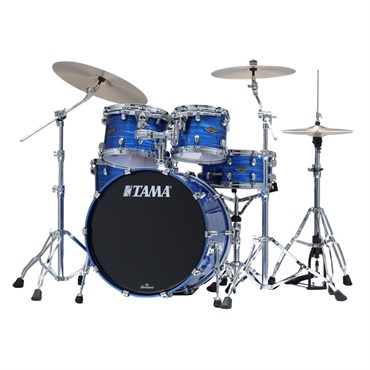 TAMA WBS42S-LOR [Starclassic Walnut/Birch 4pc Set/Lacquer Ocean Blue Ripple]【22BD，16FT，12 & 10TT】【お取り寄せ品】 画像1