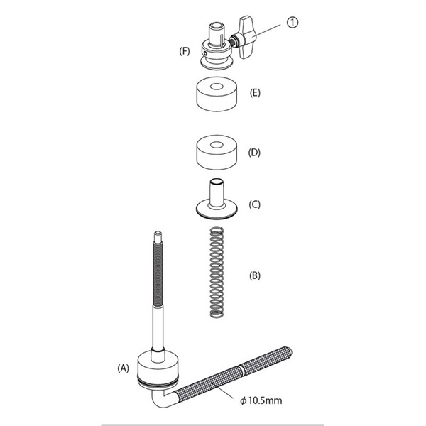 TAMA MXA43 [Closed Hi-Hat Attachment] 画像1