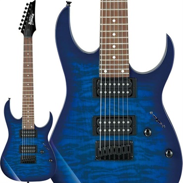 Ibanez GRG7221QA-TBB w/7点セット [7-strings model] 画像1