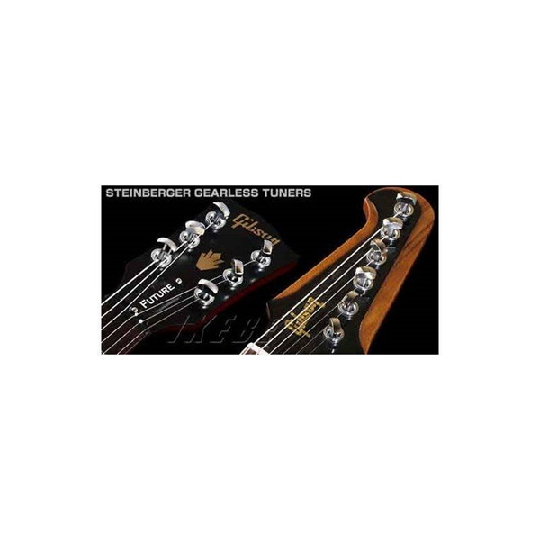 Gibson Steinberger Gearless Tuner Set Black 【PMMH-STBK】 ｜イケベ