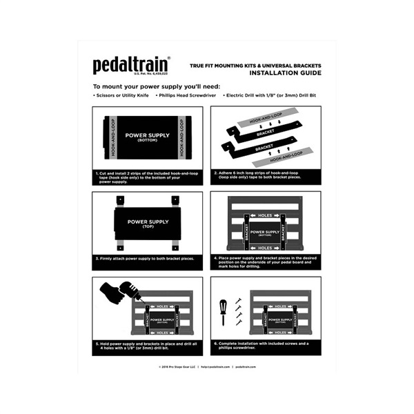 Pedal Train PT-TFMK-LG [Classic用、電源ユニット用マウントキット] 画像1