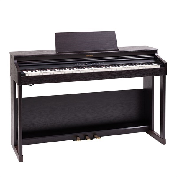 電子ピアノ】Roland HP605-GP ヘッドホン＆椅子付き - 電子楽器