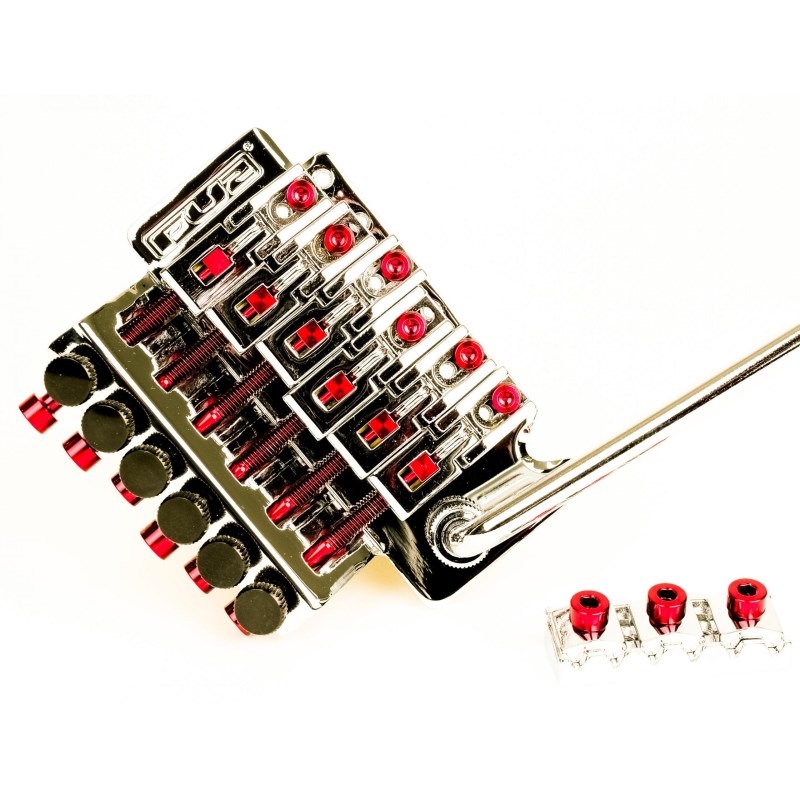 FU-Tone Titanium Saddle Mounting Screw Set (6) - RED 画像1