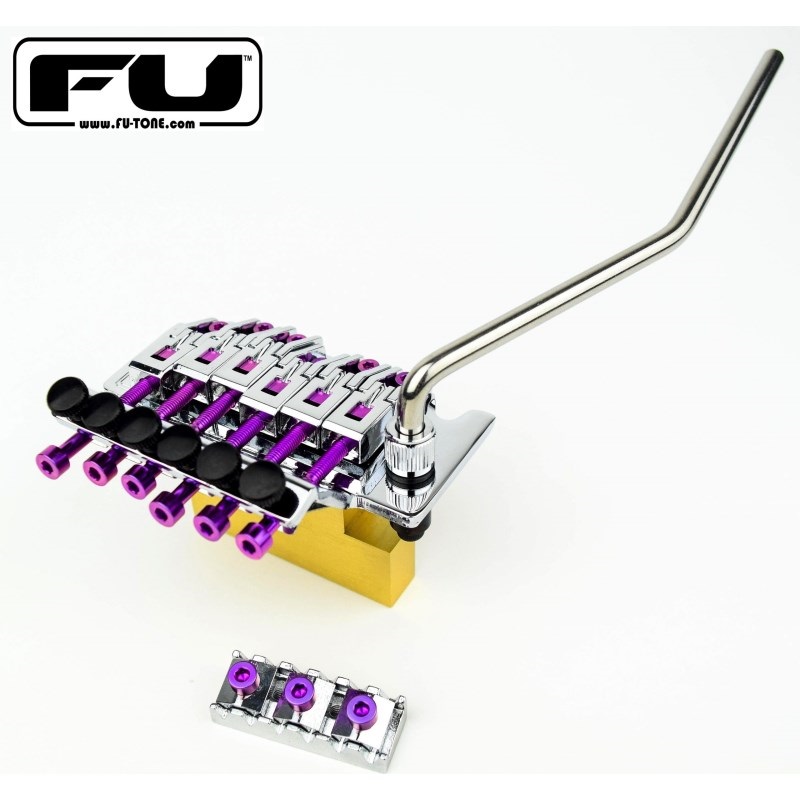 FU-Tone Titanium Saddle Mounting Screw Set (6) - PURPLE 画像1