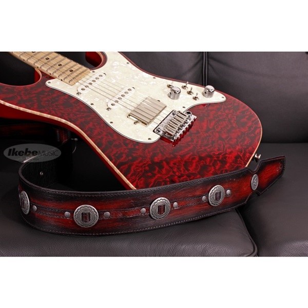 LAMANTA STRAP Texas Heavy Relic Black Red [LM30RYN]-