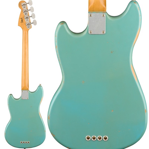 Fender MEX JMJ Road Worn Mustang Bass (Faded Daphne Blue) 画像1