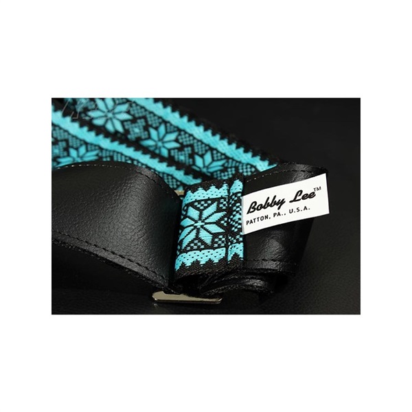 souldier BLVGS0909 Bobby Lee Poinsettia Turquoise ギターストラップ-