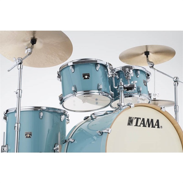 TAMA 【お取り寄せ品】CL52KRM-LEG [Superstar Classic Drum Kit/22 バスドラムHWセット付キット/Light Emerald Blue Green] 画像4