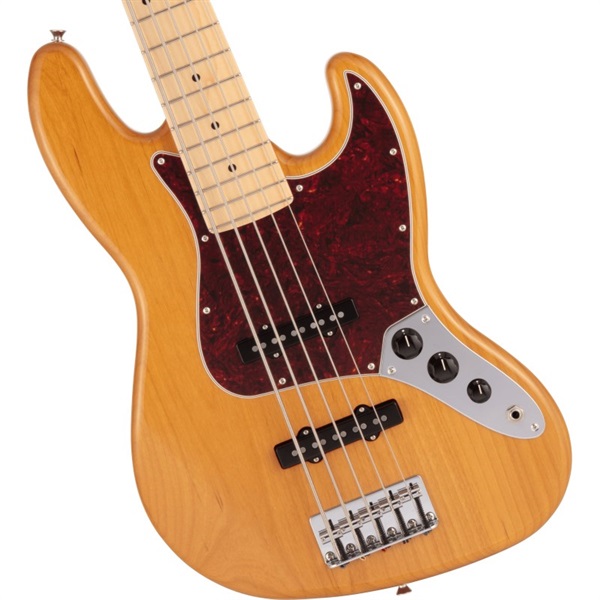 Fender Made in Japan Hybrid II Jazz Bass V (Vintage Natural/Maple