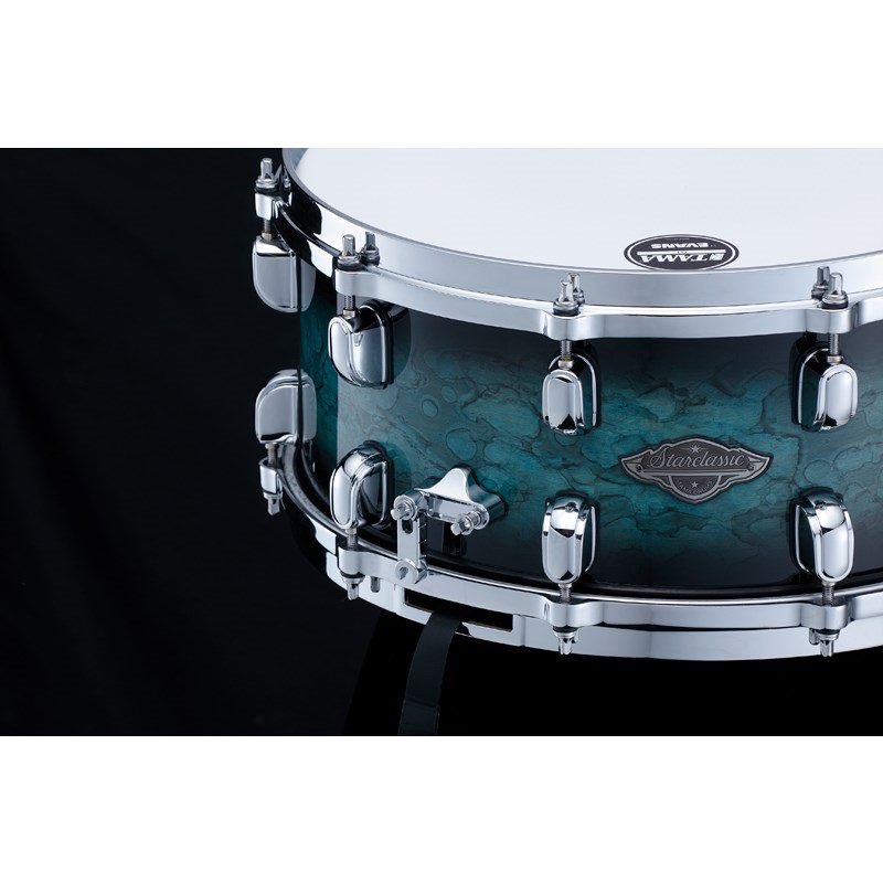 TAMA Starclassic Performer Snare Drum 14×6.5 - Dark Cherry Fade [MBSS65-DCF] 画像4