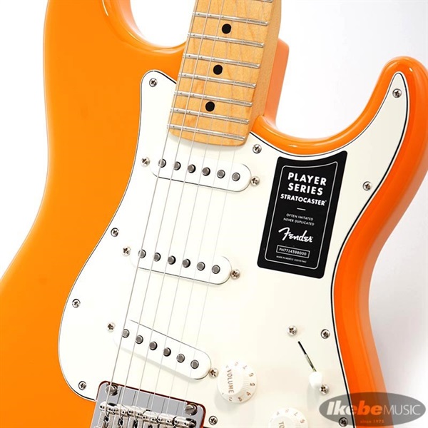 Fender MEX Player Stratocaster (Capri Orange/Maple) [Made In Mexico] 画像3