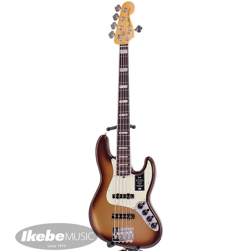 Fender USA American Ultra Jazz Bass V (Mocha Burst/Rosewood 