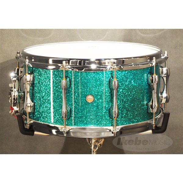 SAKAE OSAKA HERITAGE Maple Snare 14×6.5/ Turquoise Champagne  [SD1465MA/M-TC] 画像1