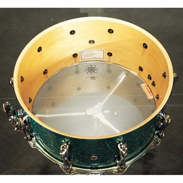 SAKAE OSAKA HERITAGE Maple Snare 14×6.5/ Turquoise Champagne  [SD1465MA/M-TC] 画像9