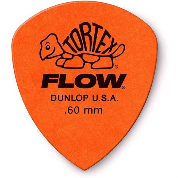 Dunlop (Jim Dunlop) 558 Tortex FLOW Standard 12Pack 558P060(0.60mm/オレンジ) 画像2